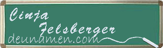 Cinja Felsberger Visitenkarte